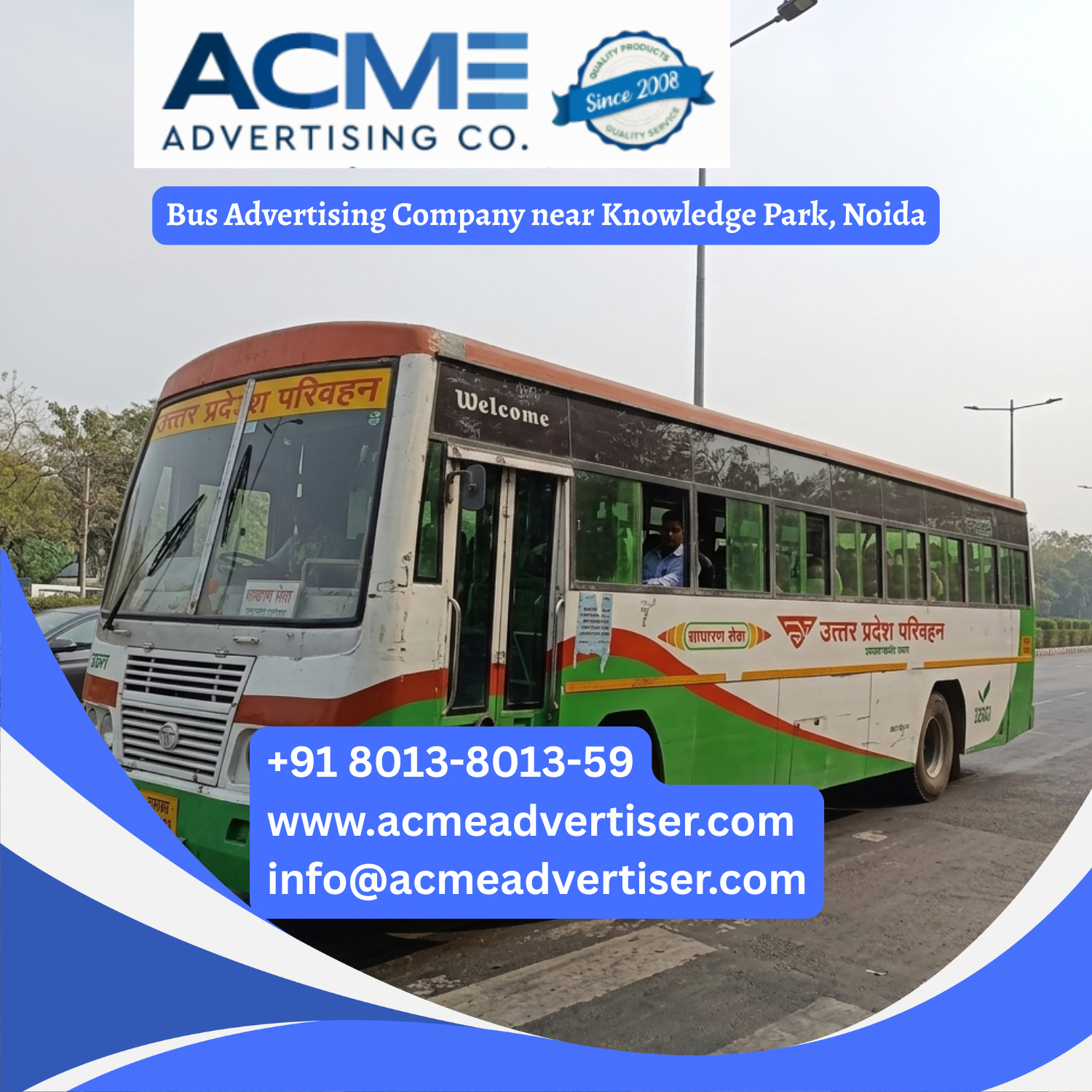 Bus Advertising Company near Knowledge Park, Noida - 
