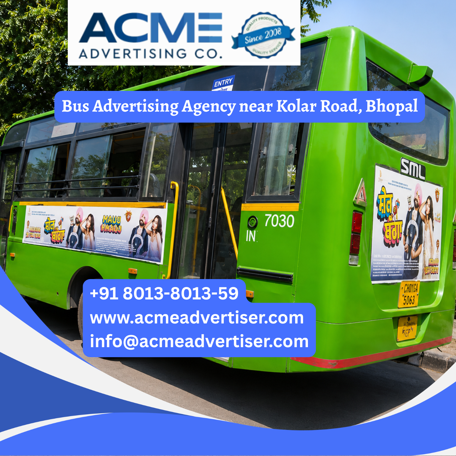 Bus Advertising Agency near Kolar Road, Bhopal - 