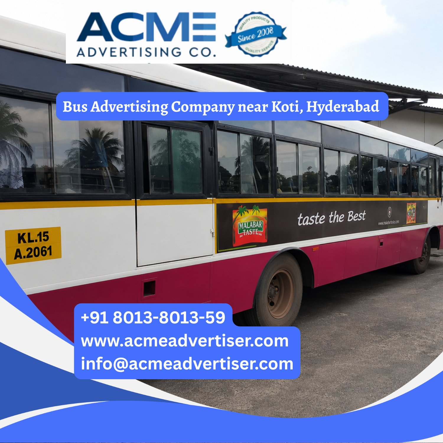 Bus Advertising Company near Koti, Hyderabad - 