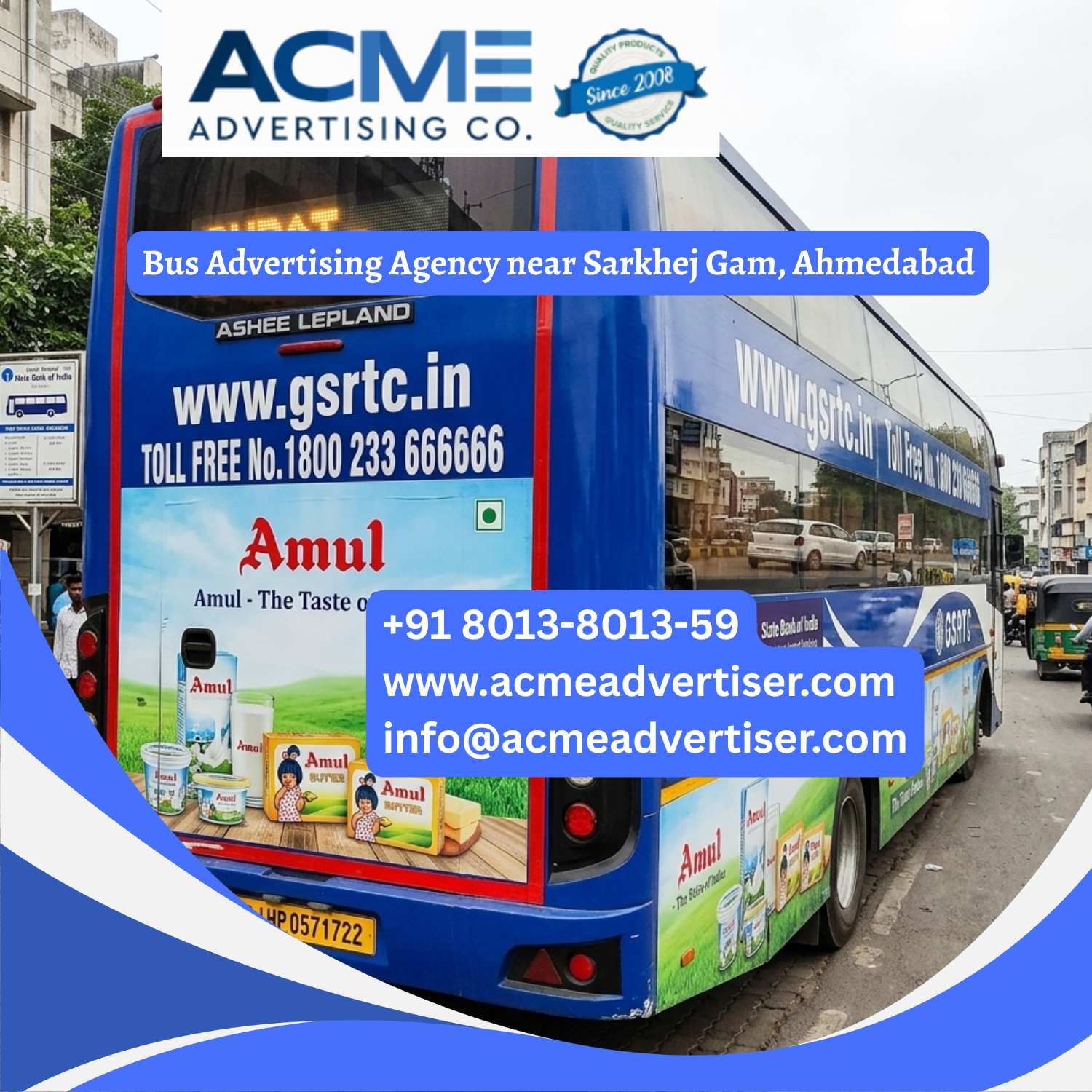 Bus Advertising Company near Lal Darwaja, Ahmedabad - 
