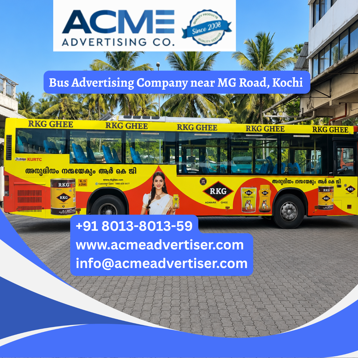 Bus Advertising Company near MG Road, Kochi - 