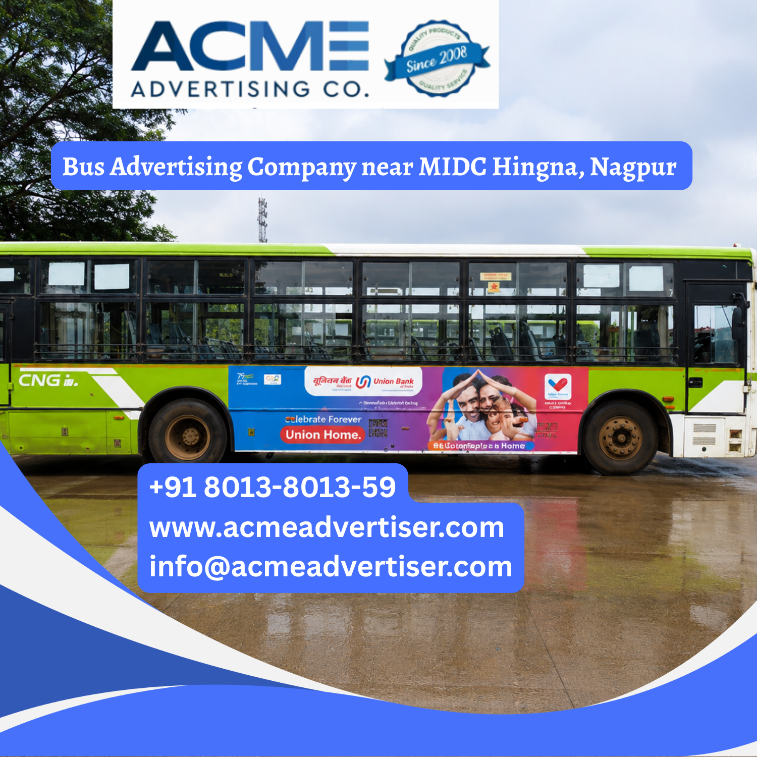 Bus Advertising Company near MIDC Hingna, Nagpur - 
