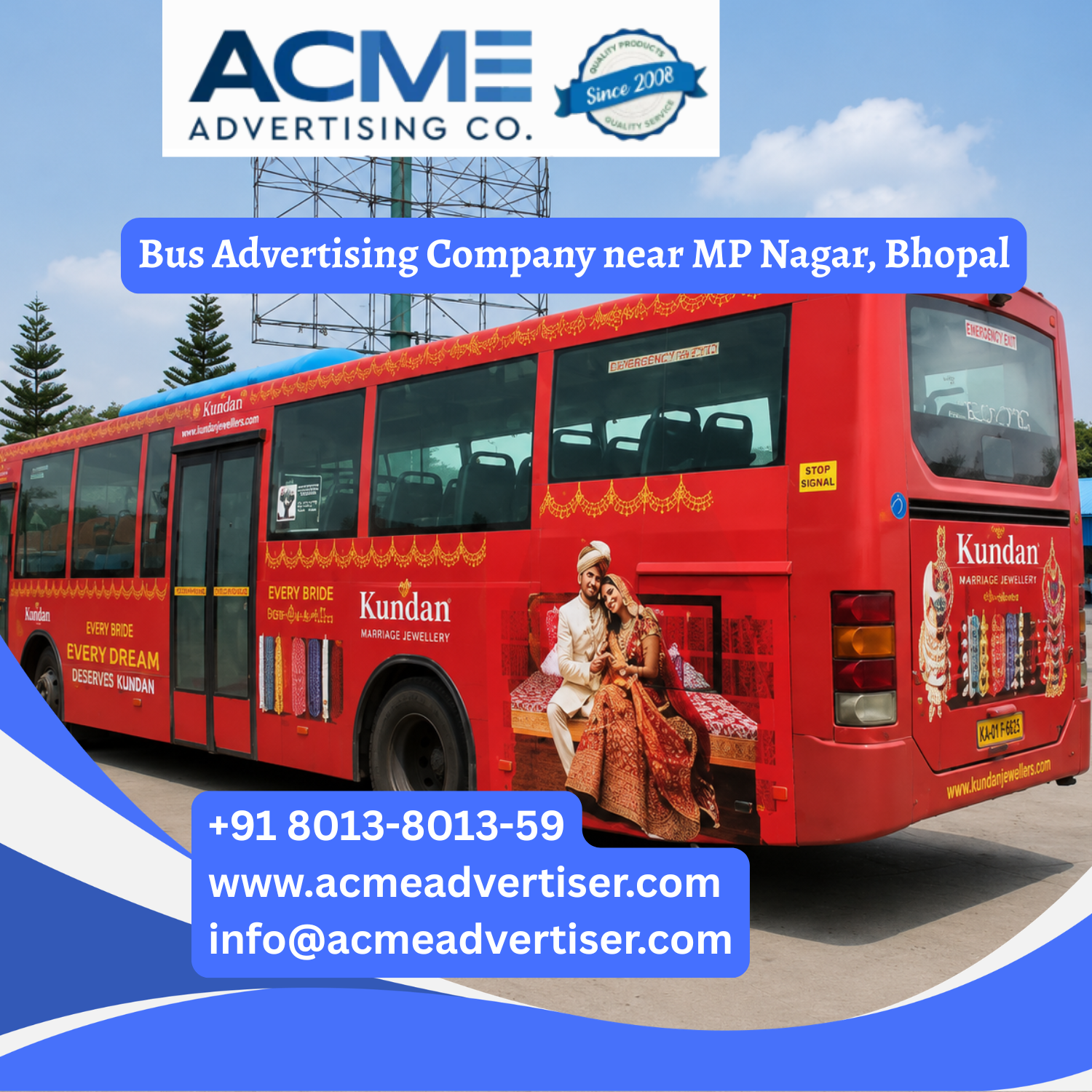 Bus Advertising Company near MP Nagar, Bhopal - 