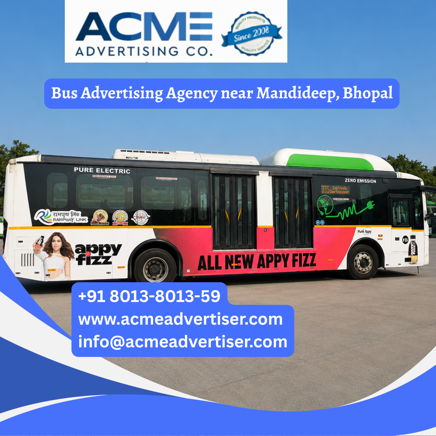 Bus Advertising Agency near Mandideep, Bhopal - 