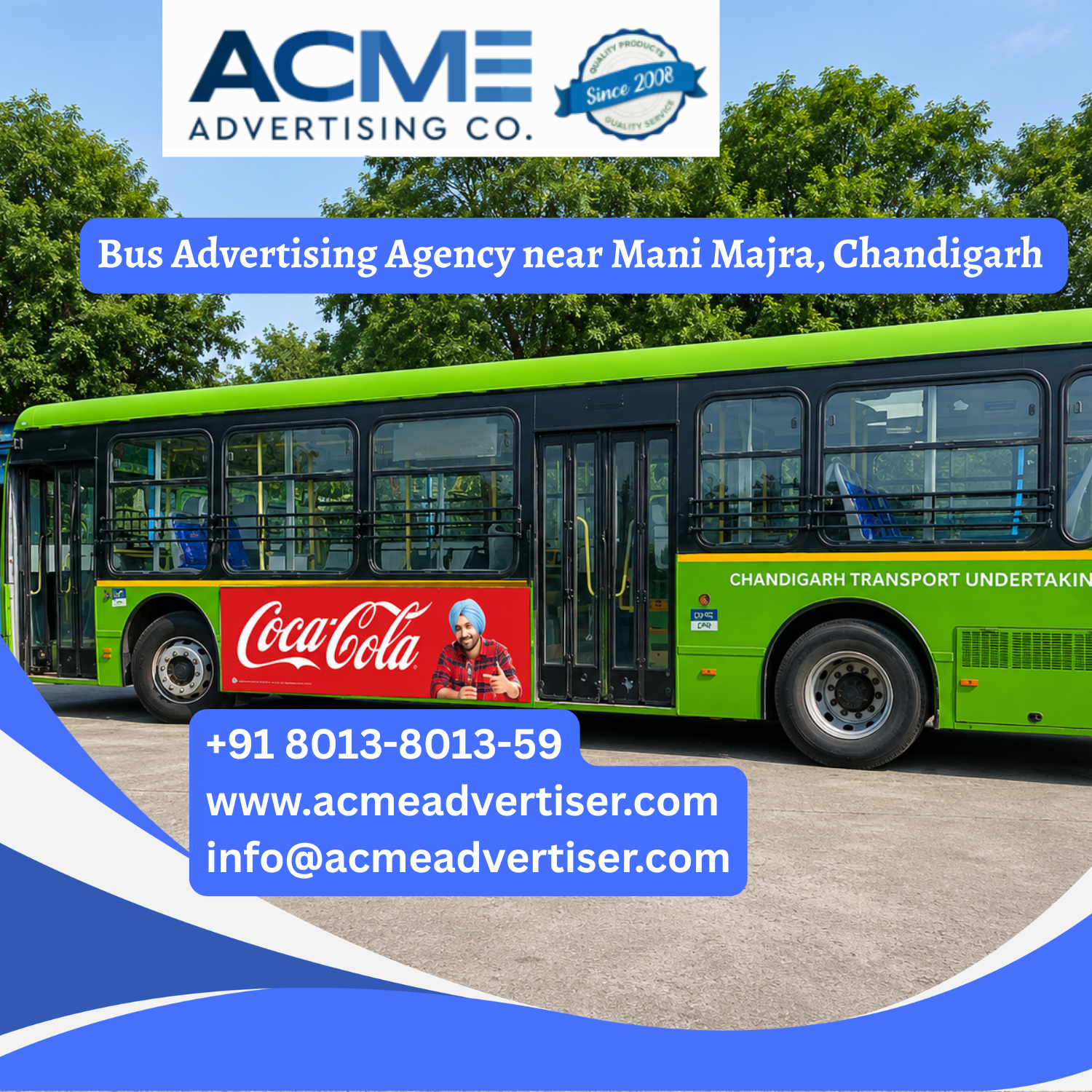 Bus Advertising Agency near Mani Majra, Chandigarh - 