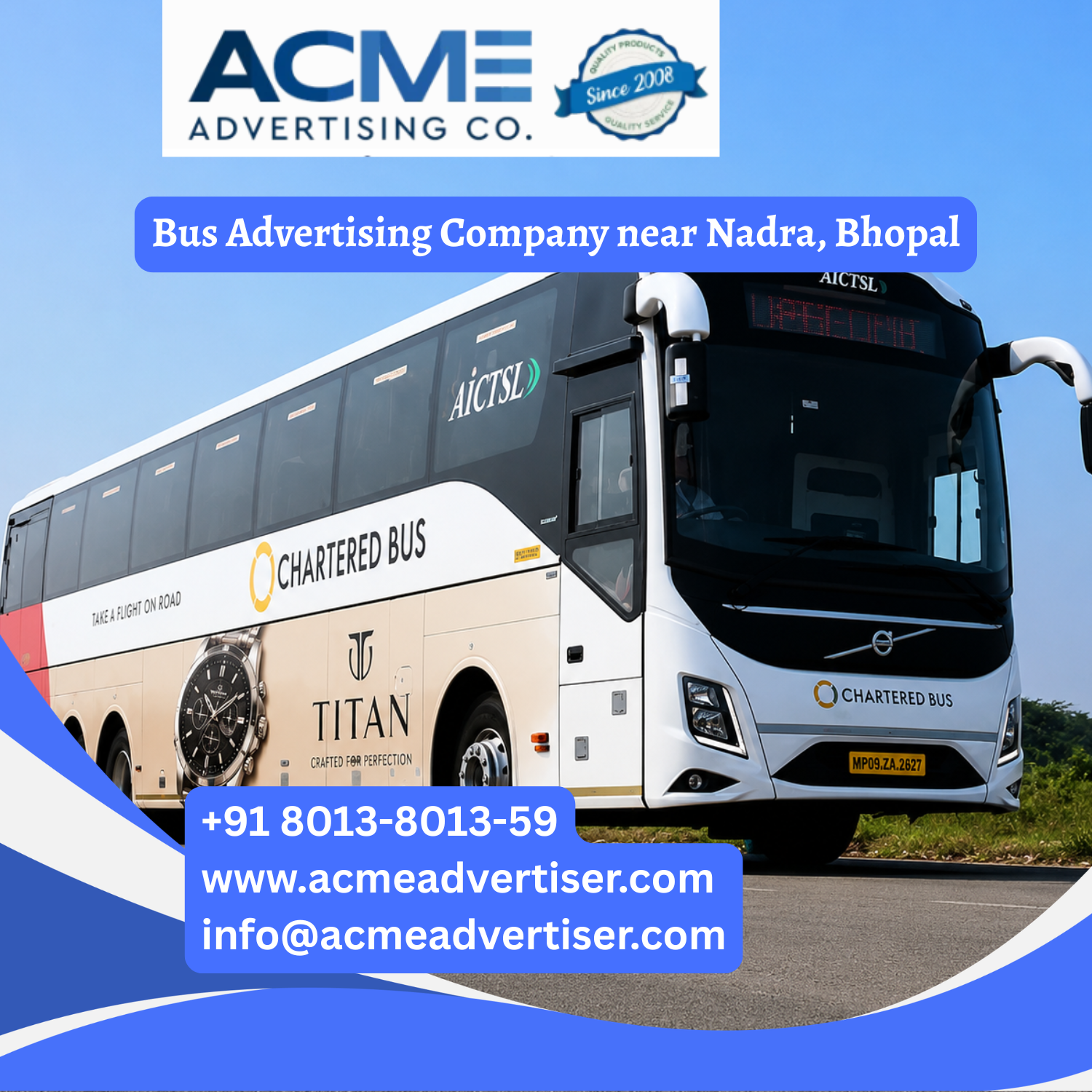 Bus Advertising Company near Nadra, Bhopal - 