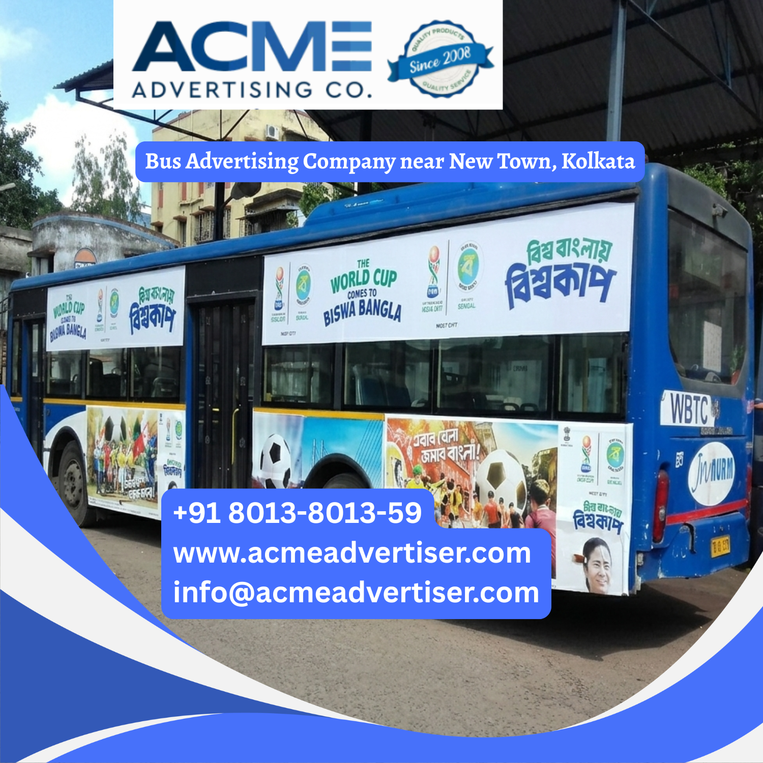 Bus Advertising Company near New Town, Kolkata - 
