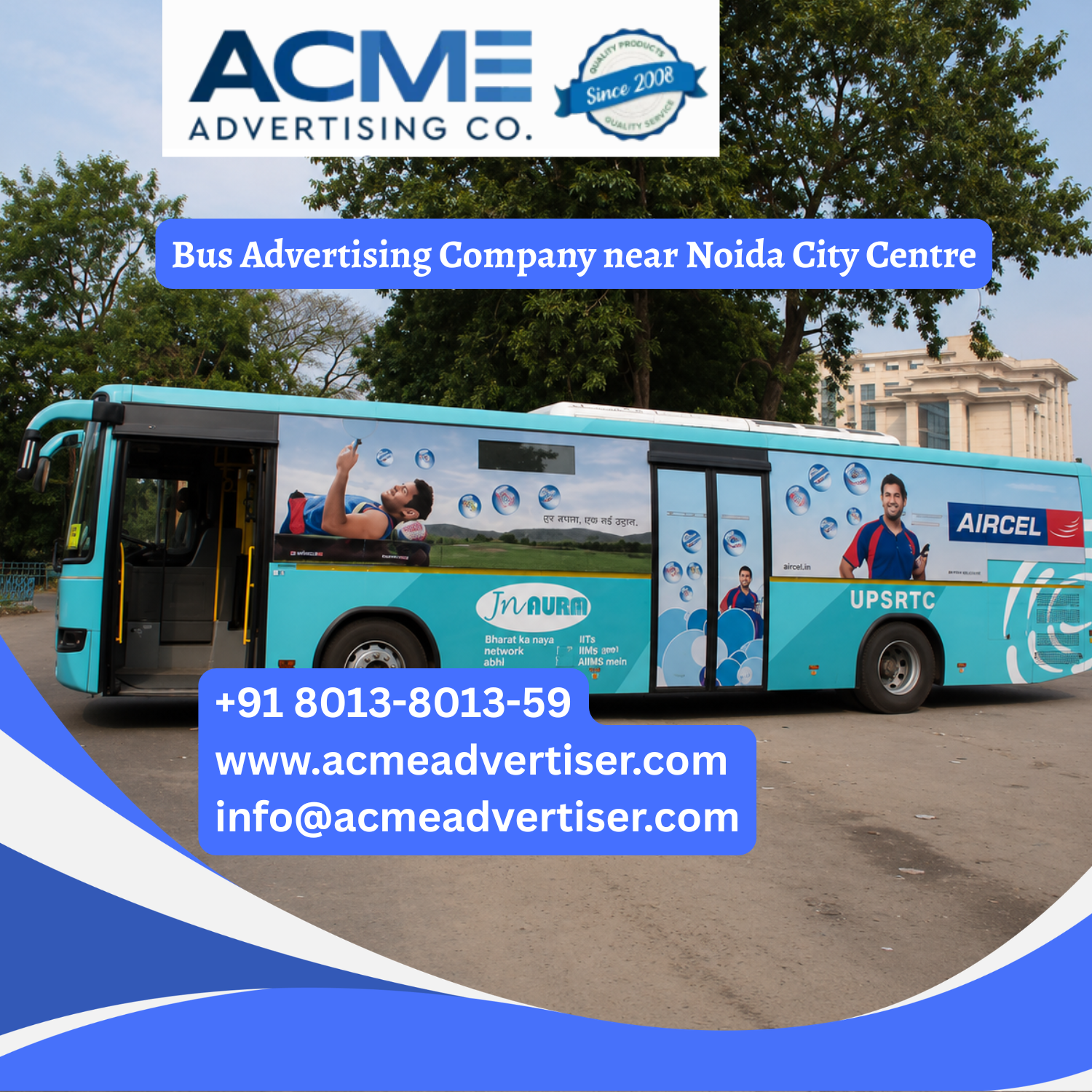 Bus Advertising Company near Noida City Centre - 