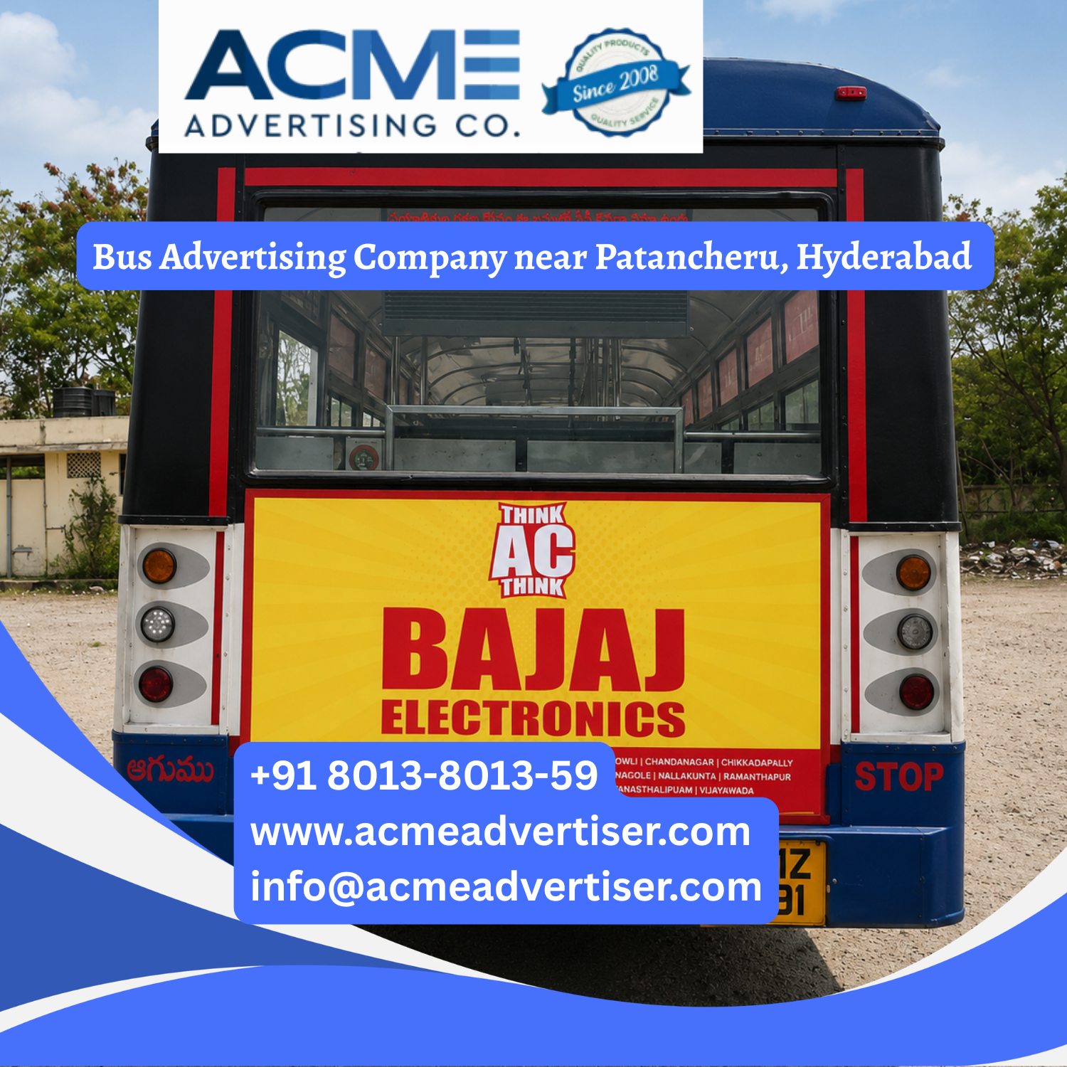Bus Advertising Company near Patancheru, Hyderabad - 
