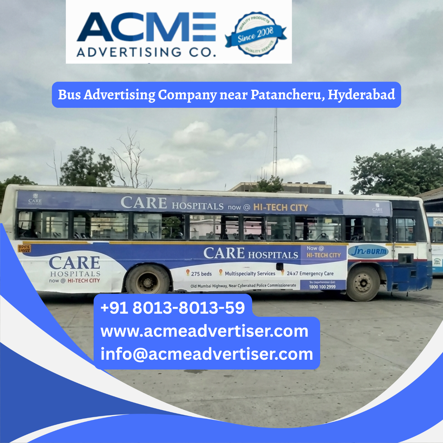 Bus Advertising Company near Patancheru, Hyderabad - 