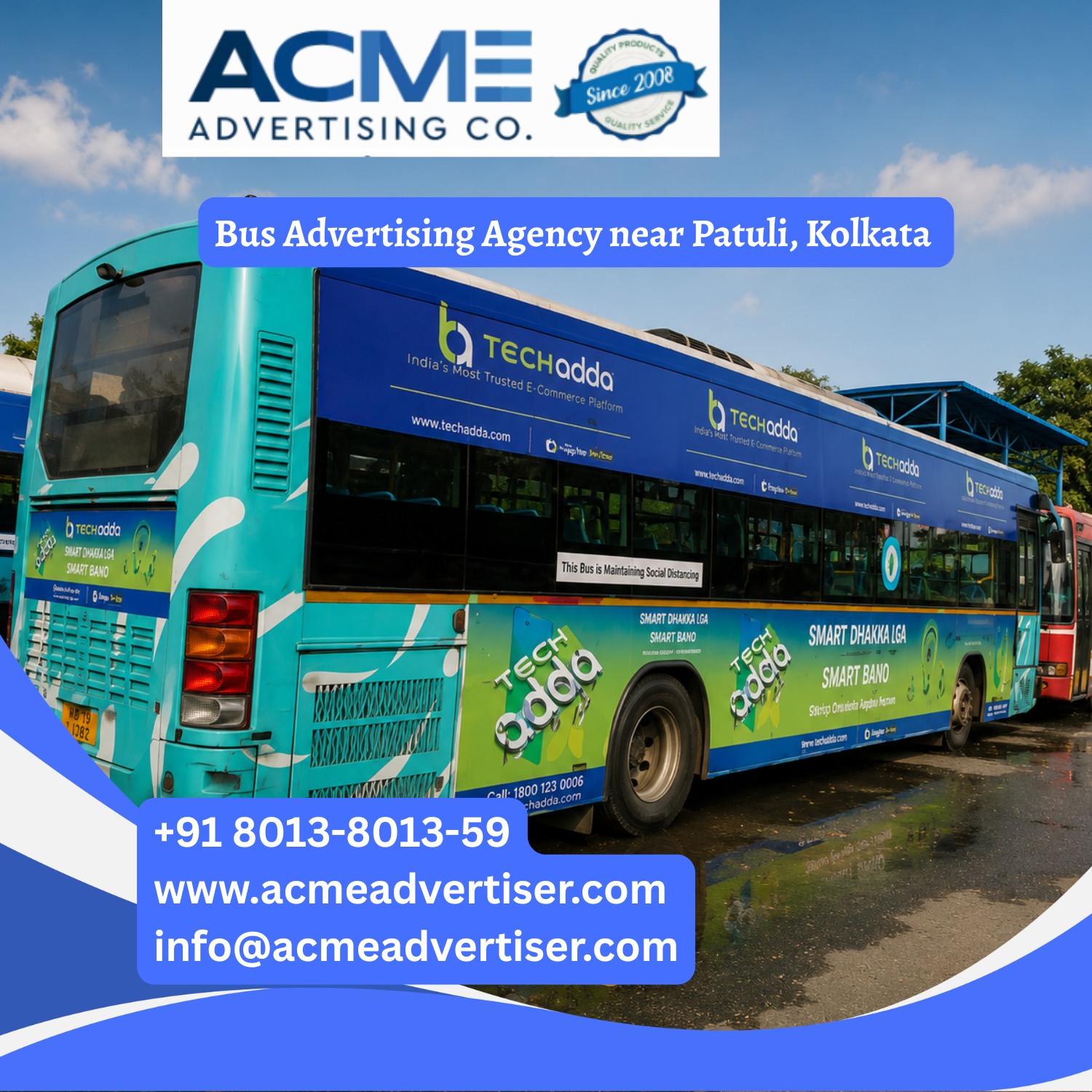 Bus Advertising Agency near Patuli, Kolkata - 