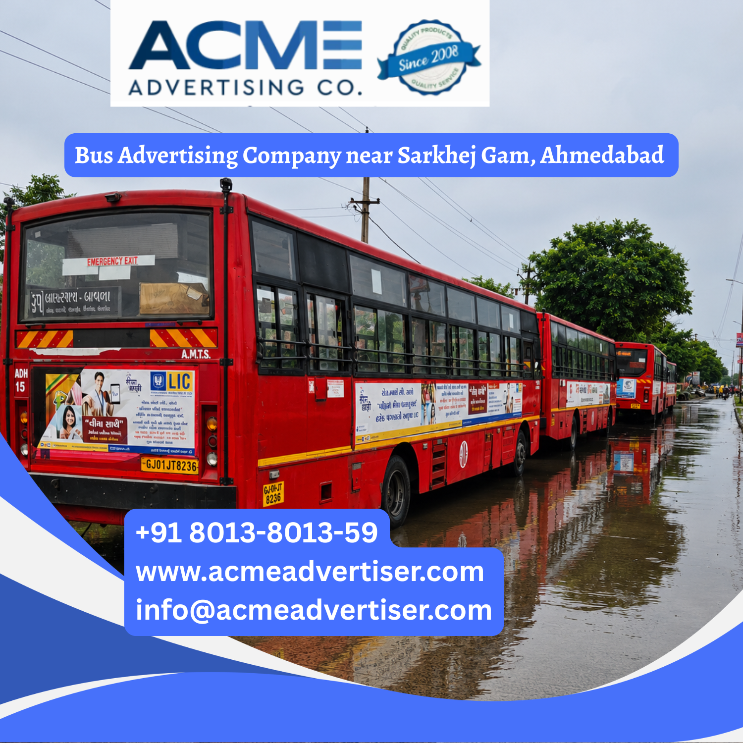 Bus Advertising Company near Sarkhej Gam, Ahmedabad - 