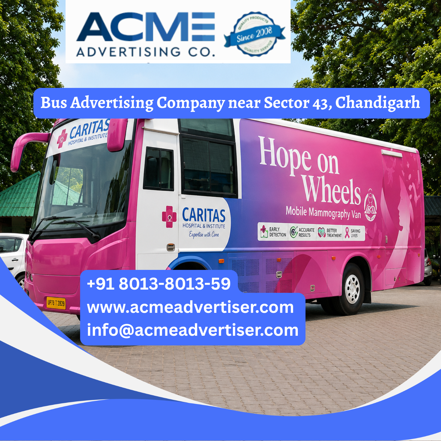 Bus Advertising Company near Sector 43, Chandigarh - 