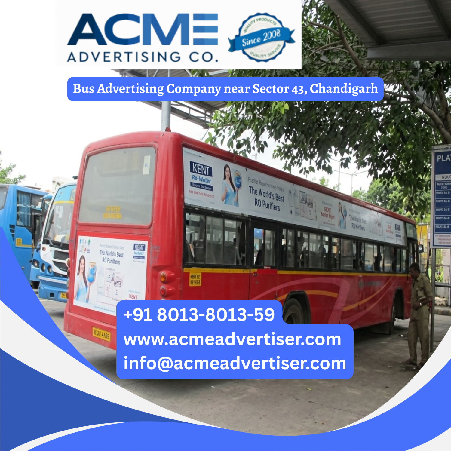Bus Advertising Company near Sector 43, Chandigarh - 