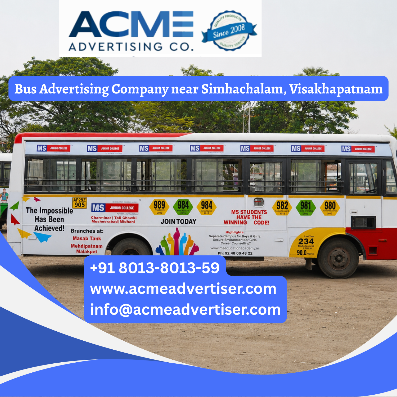 Bus Advertising Company near Simhachalam, Visakhapatnam - 