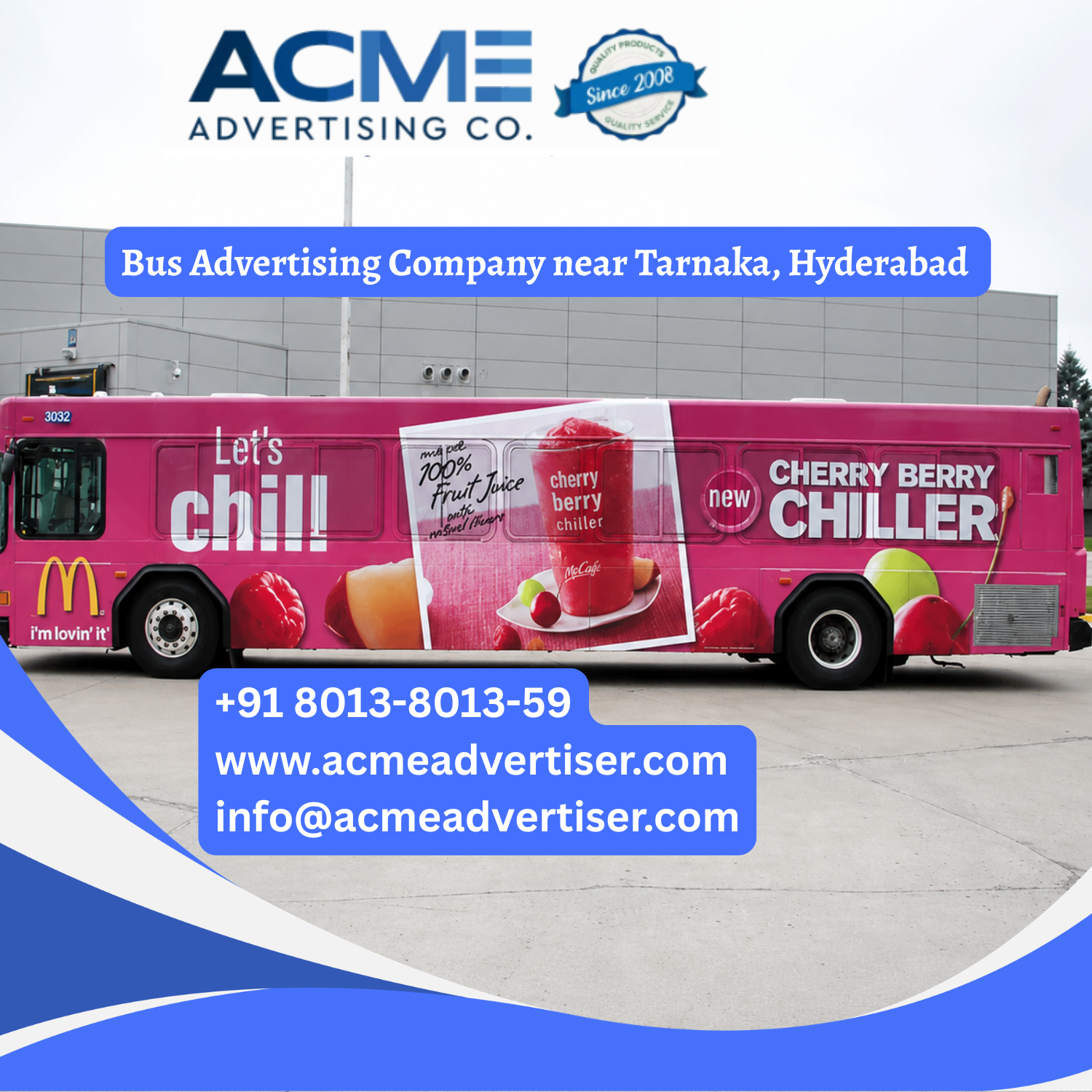 Bus Advertising Company near Tarnaka, Hyderabad - 