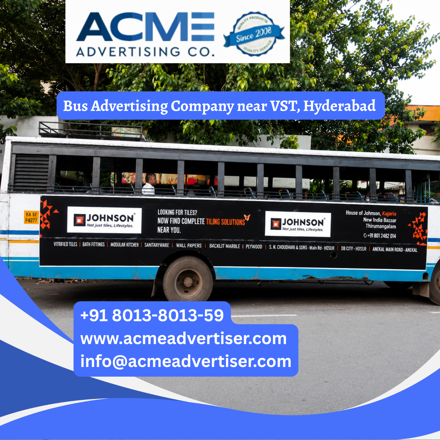 Bus Advertising Company near VST, Hyderabad - 