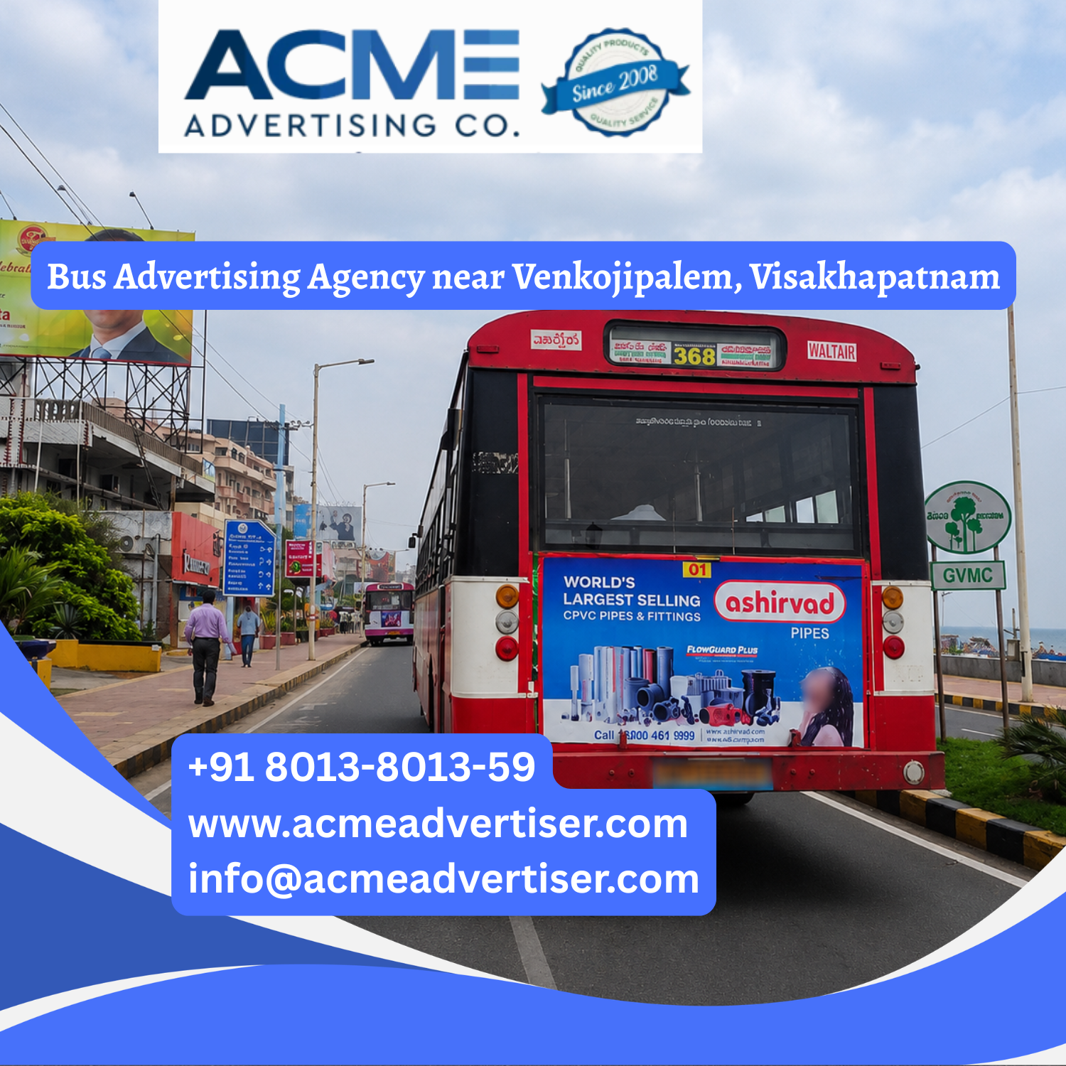Bus Advertising Agency near Venkojipalem, Visakhapatnam - 