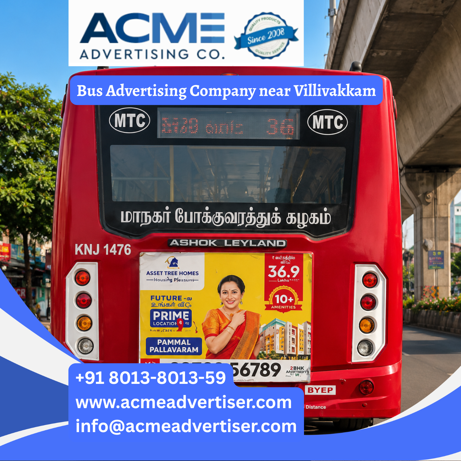 Bus Advertising Company near Villivakkam - 