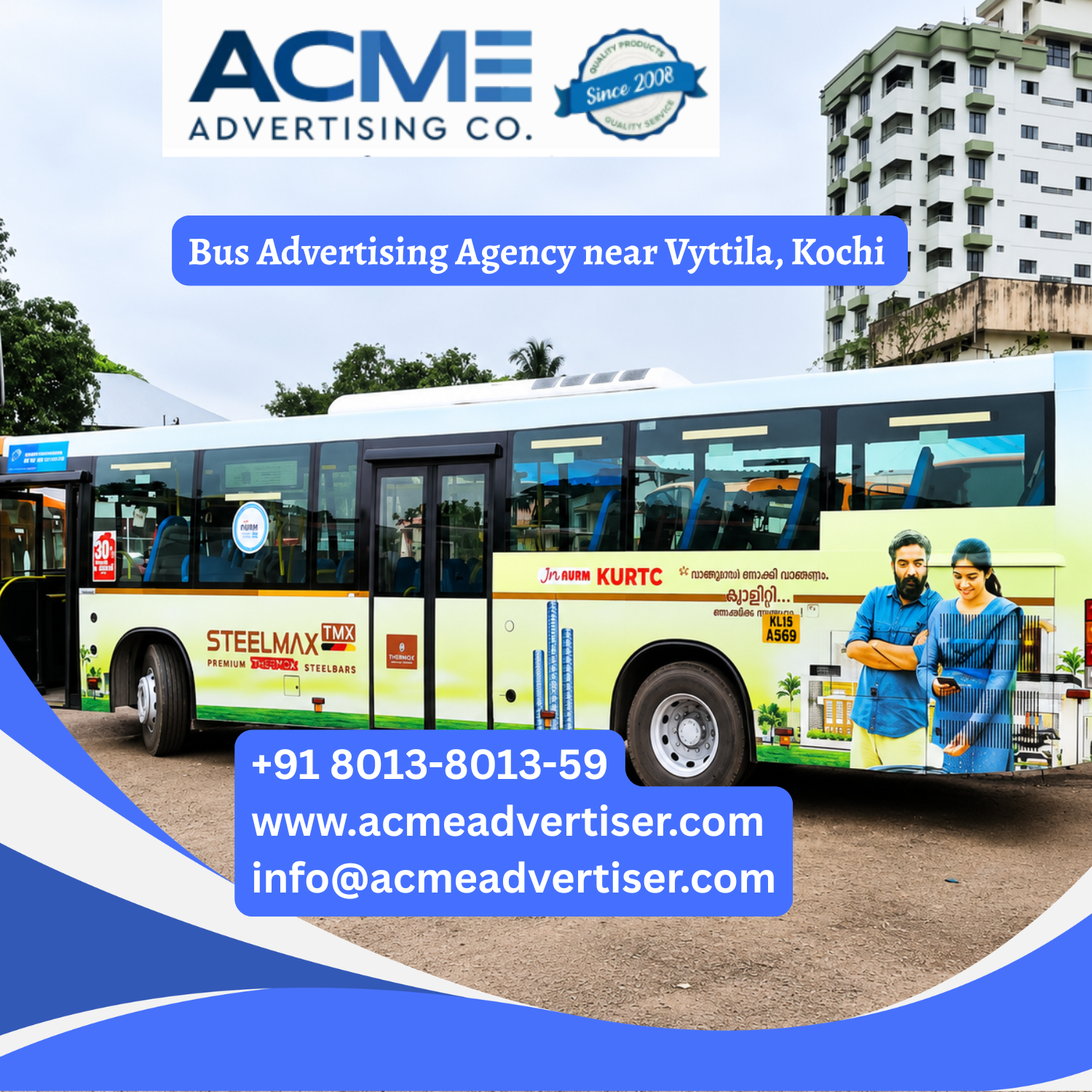 Bus Advertising Agency near Vyttila, Kochi - 