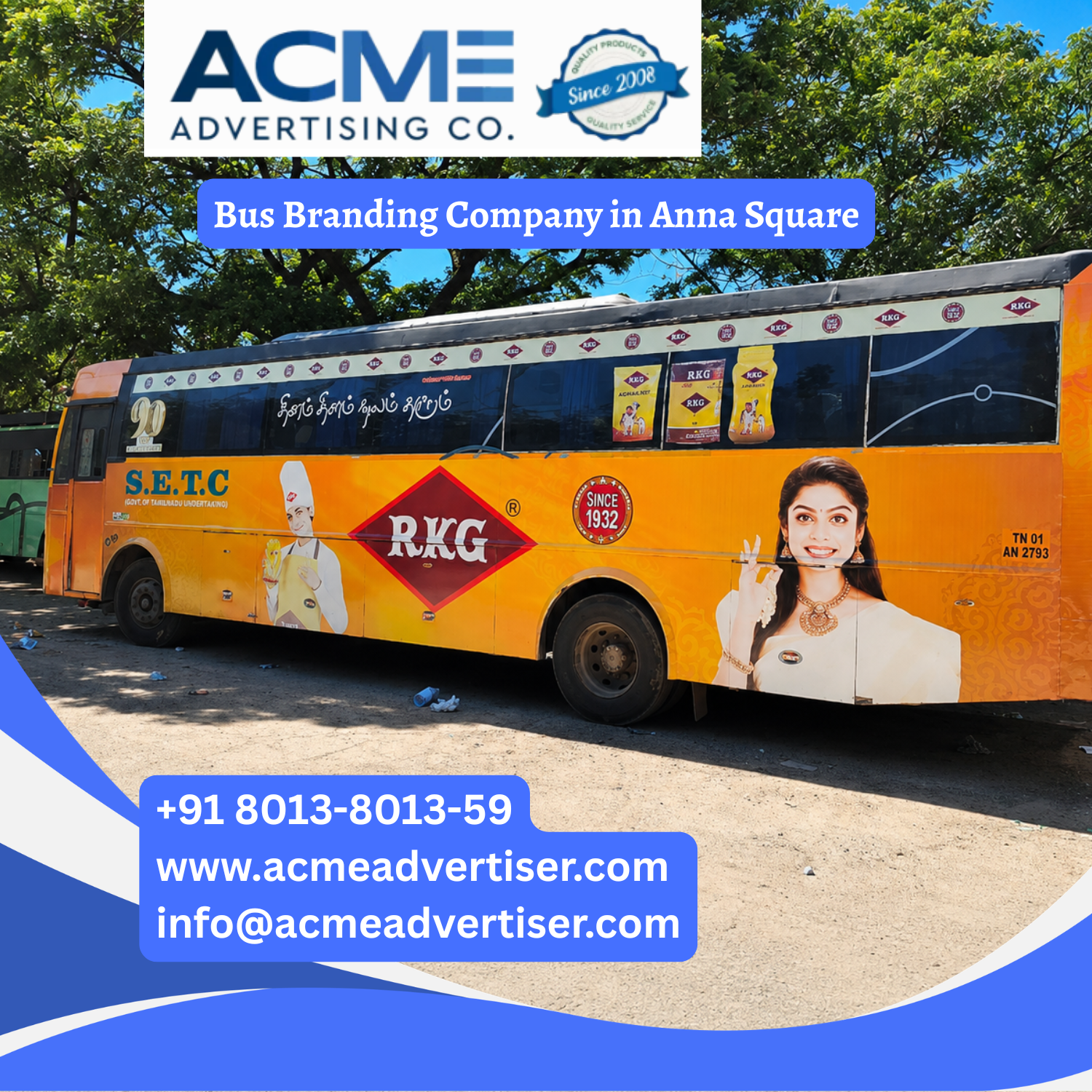 Bus Branding Company in Anna Square - 