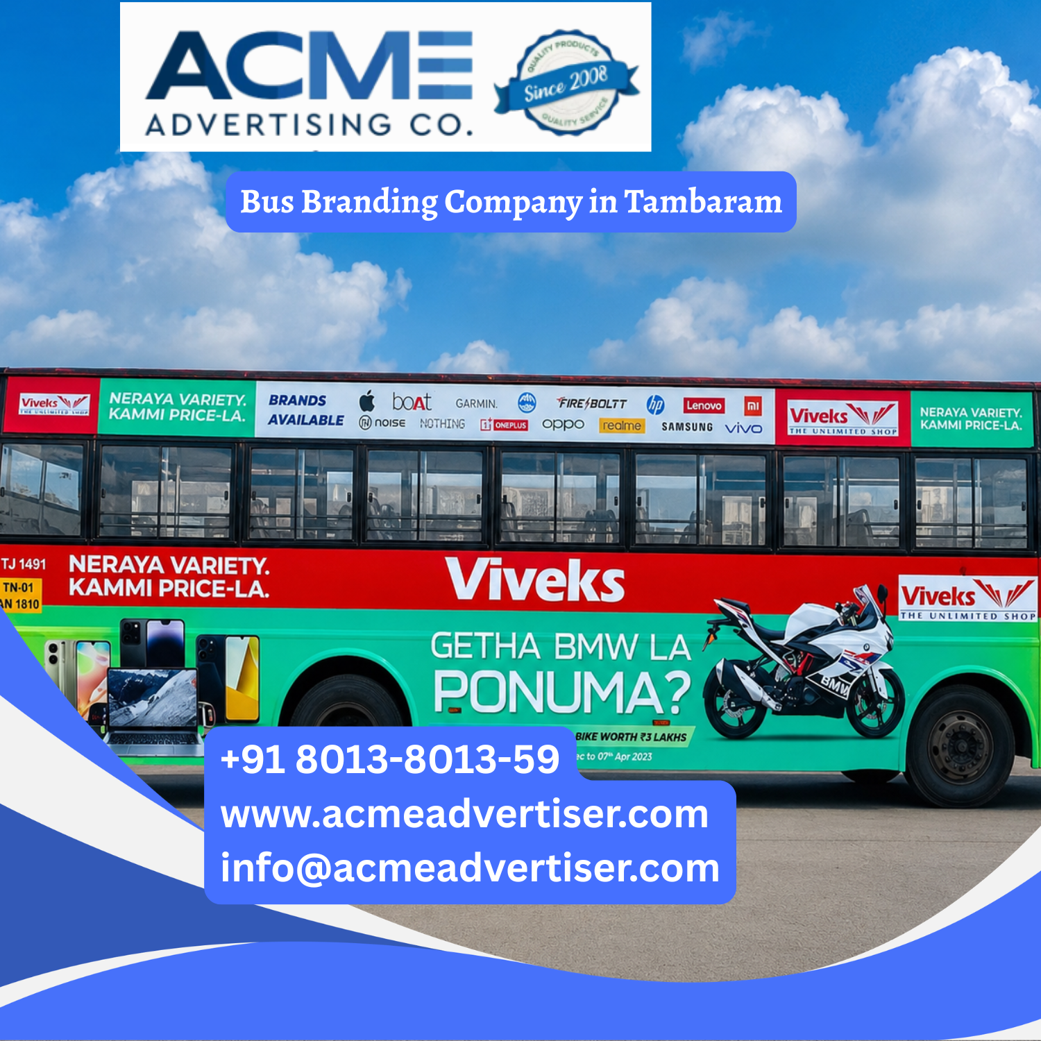 Bus Branding Company in Tambaram - 