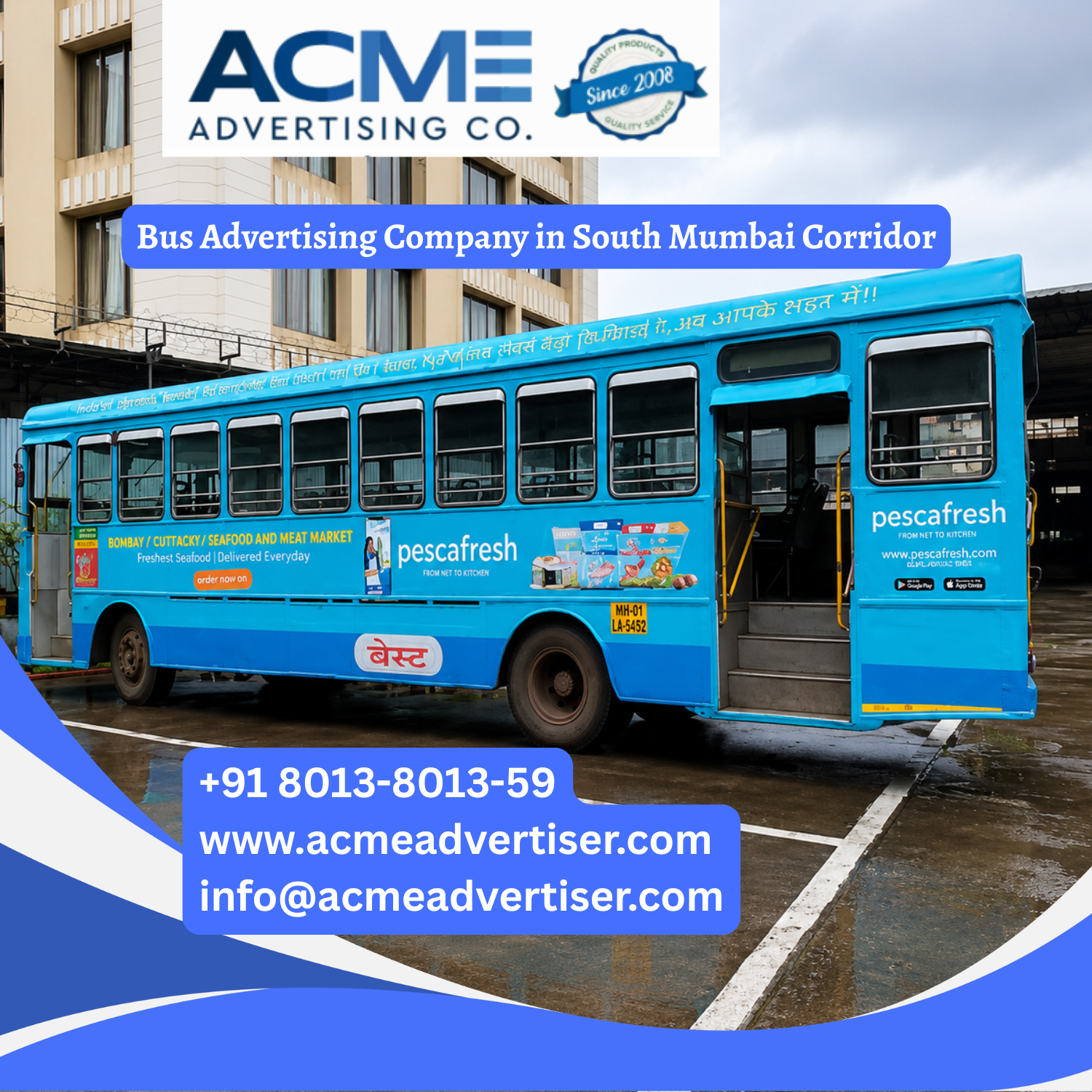 Bus Branding Company in South Mumbai Corridor - 