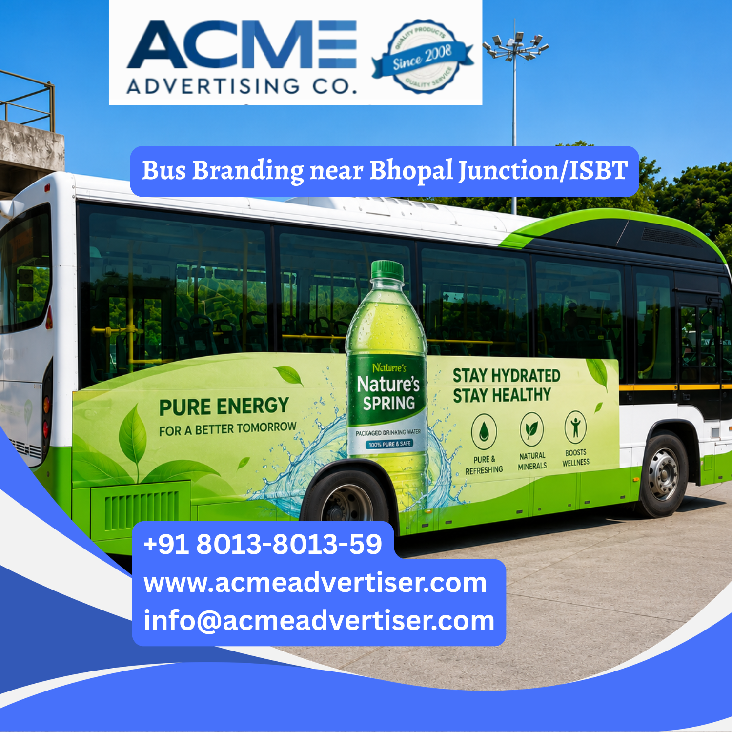 Bus Branding near Bhopal Junction/ISBT - 