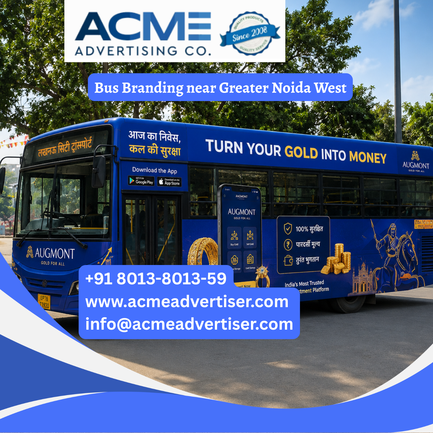 Bus Branding near Greater Noida West - 
