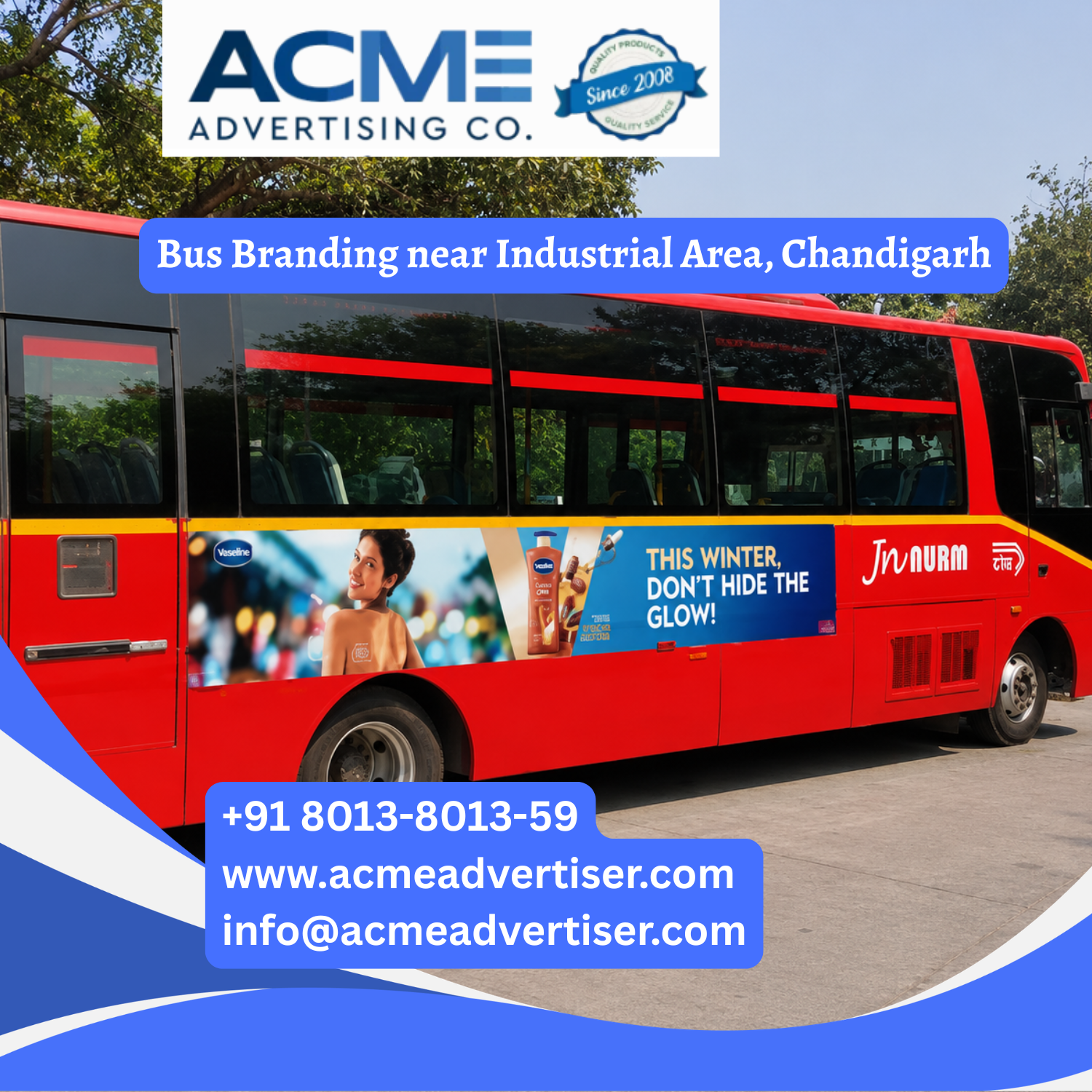 Bus Branding near Industrial Area, Chandigarh - 