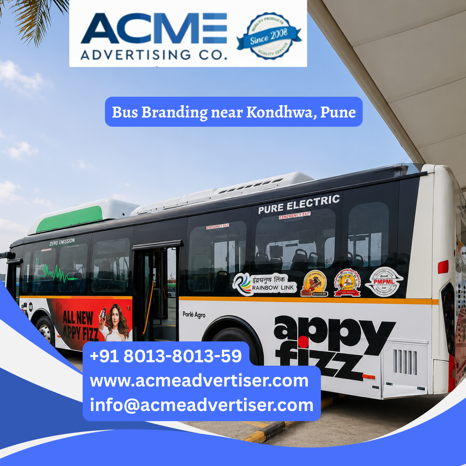 Bus Branding near Kondhwa, Pune - 