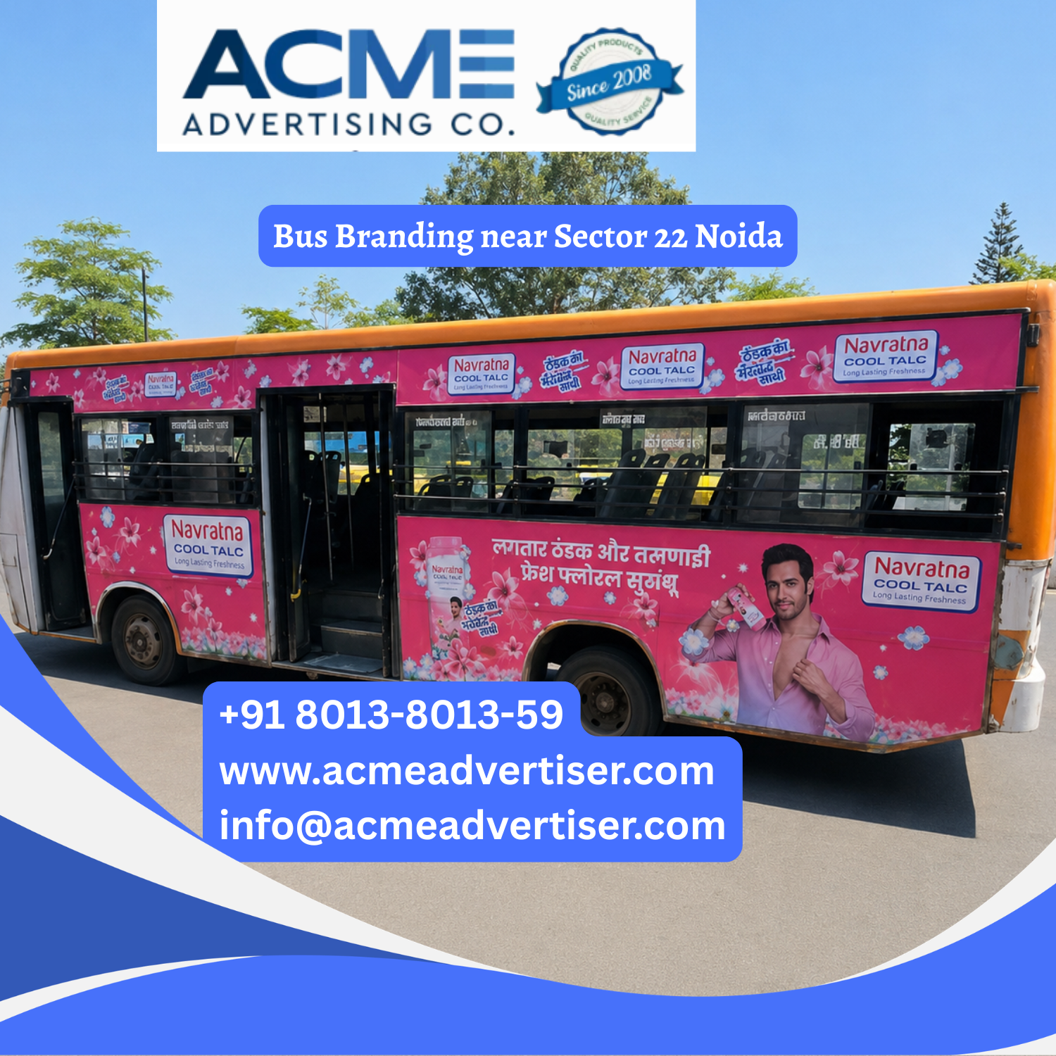 Bus Branding near Sector 22 Noida - 