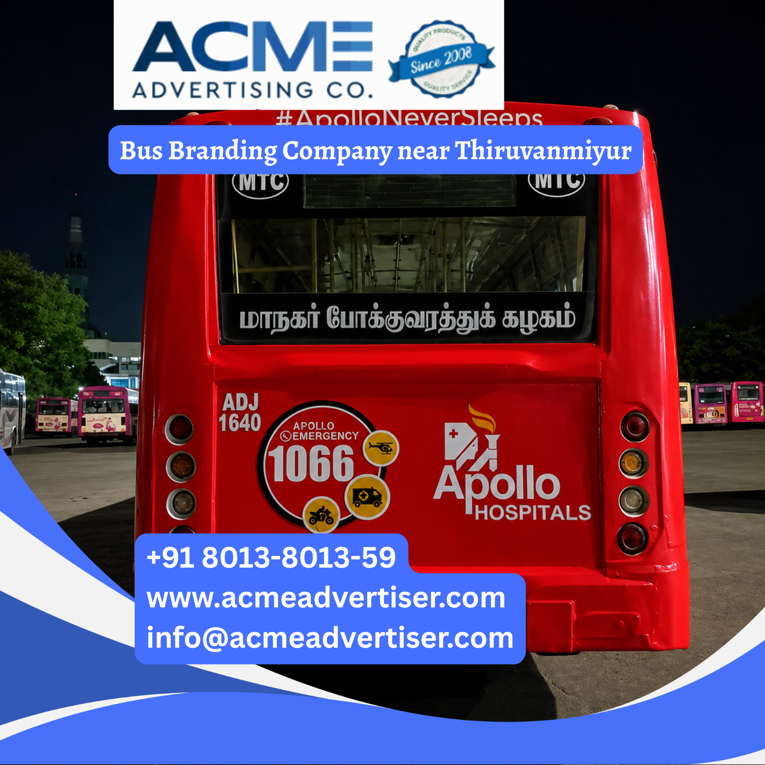 Bus Branding Company near Thiruvanmiyur - 