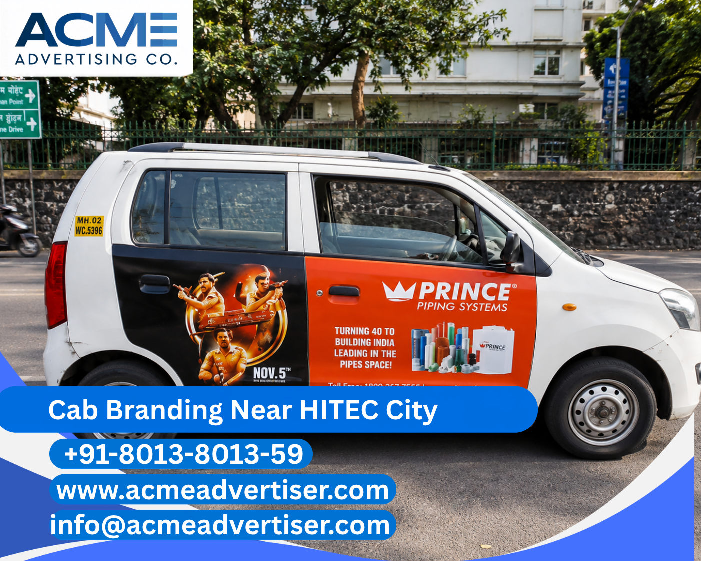 Cab Branding Company Near HITEC City - 