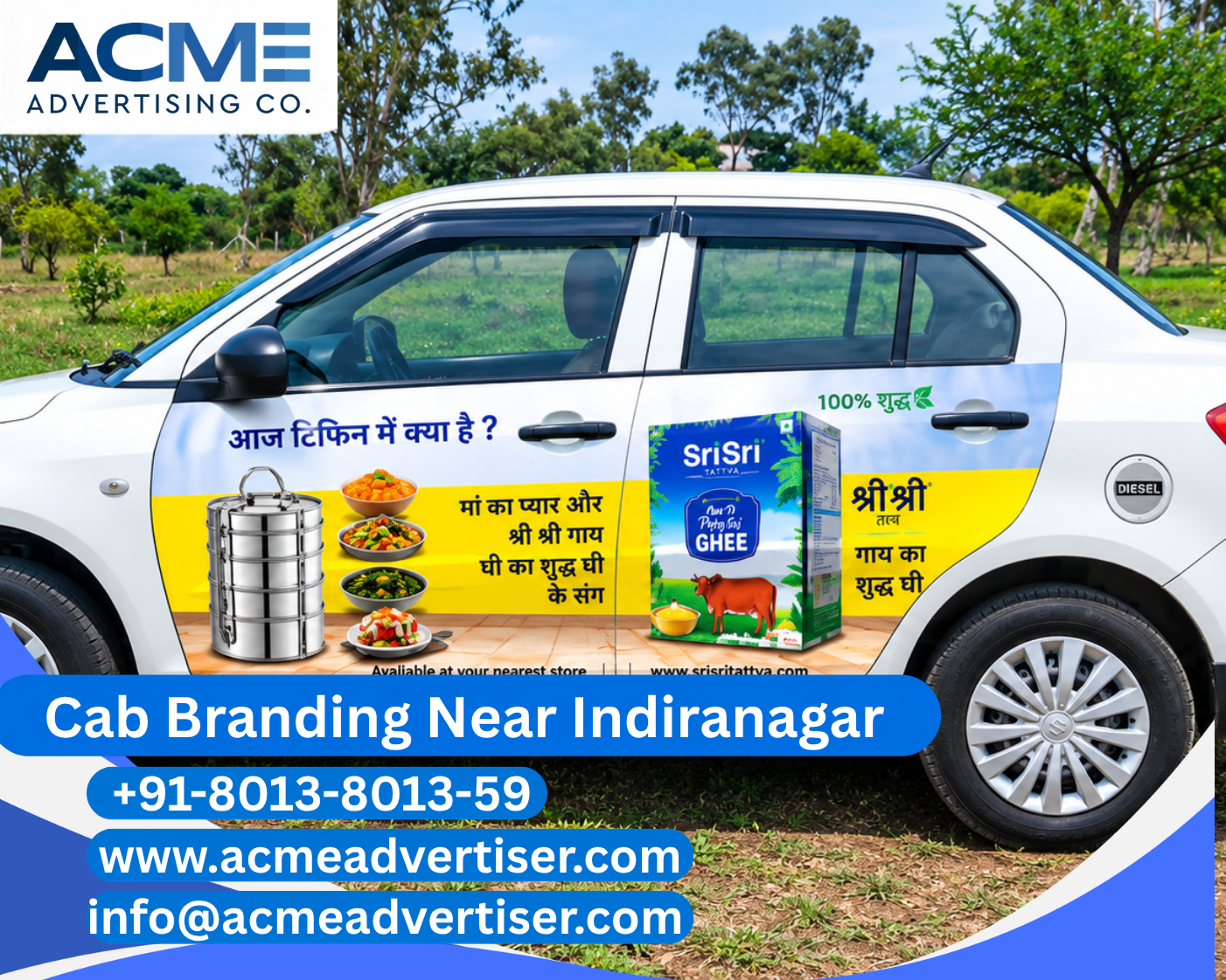 Cab Branding Company Near Indiranagar - 