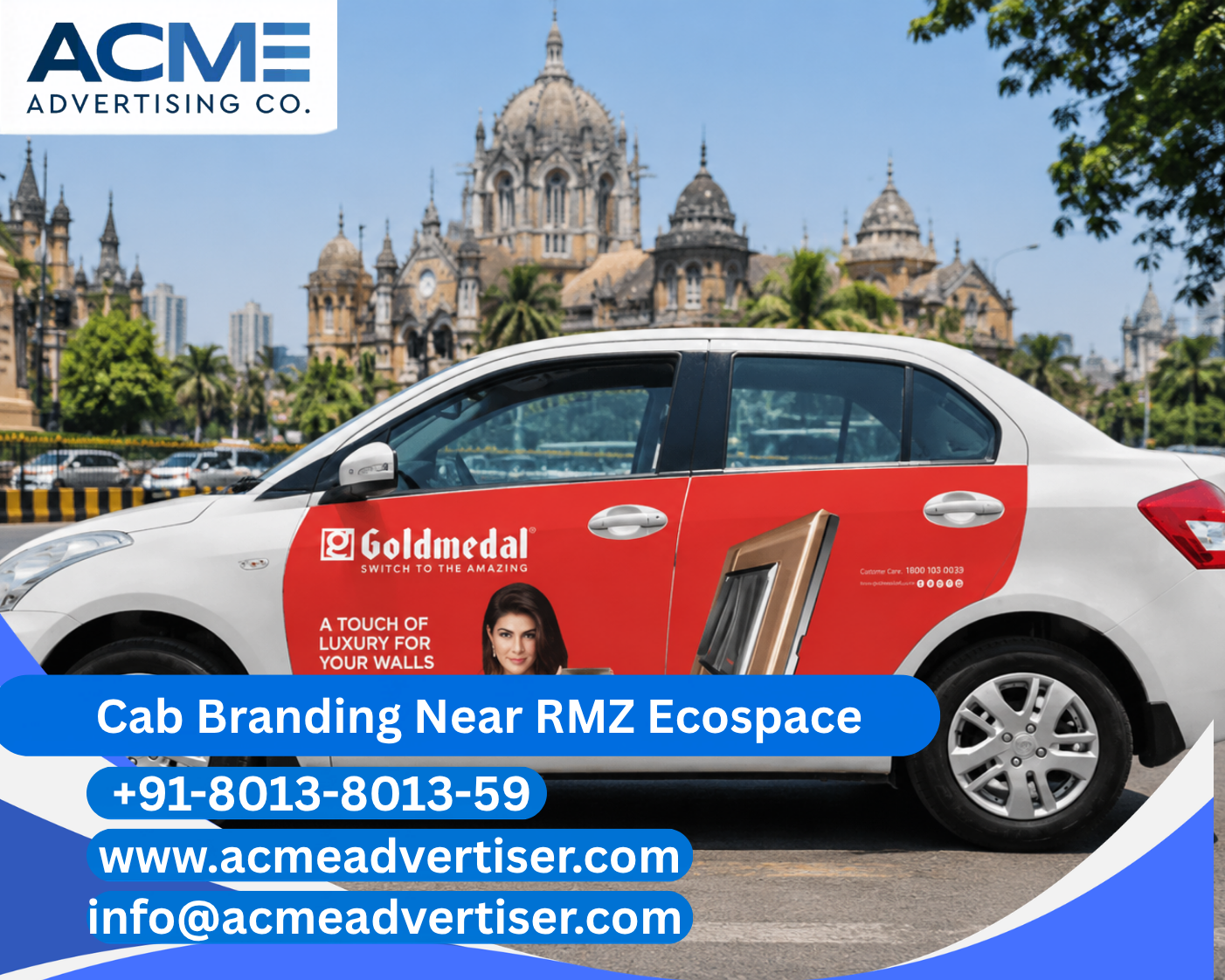 Cab Branding Company Near RMZ Ecospace - 
