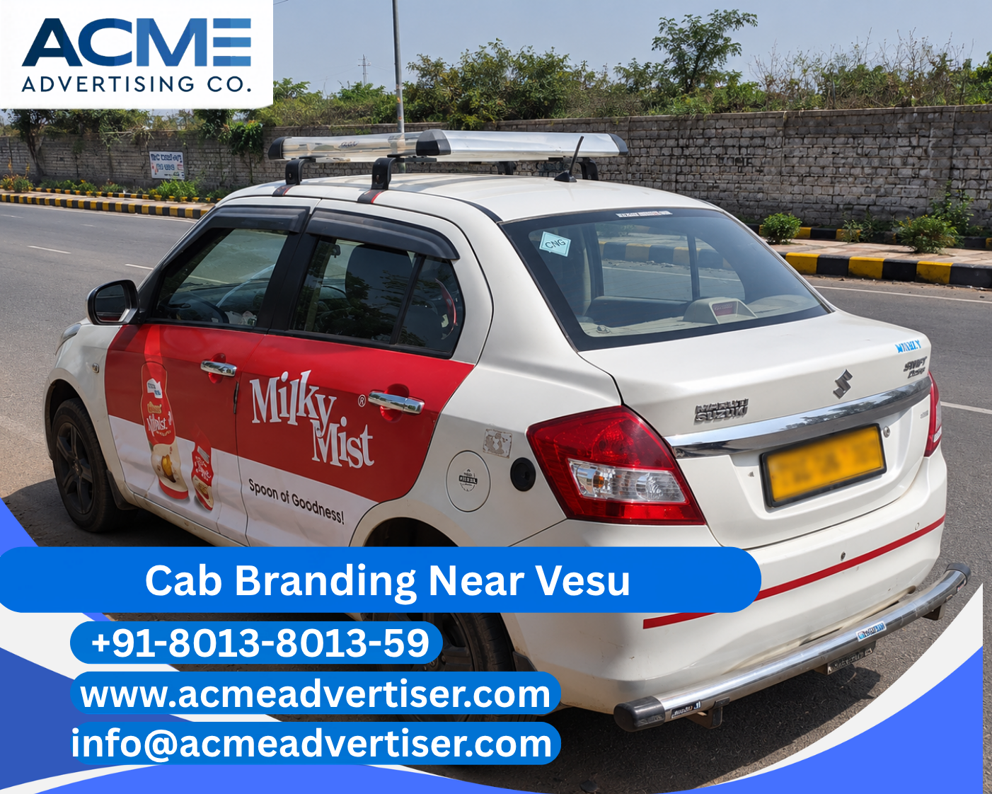 Cab Branding Company Near Vesu - 