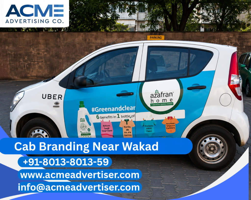 Cab Branding Company Near Wakad delivering complete cab branding campaigns for business promotion.