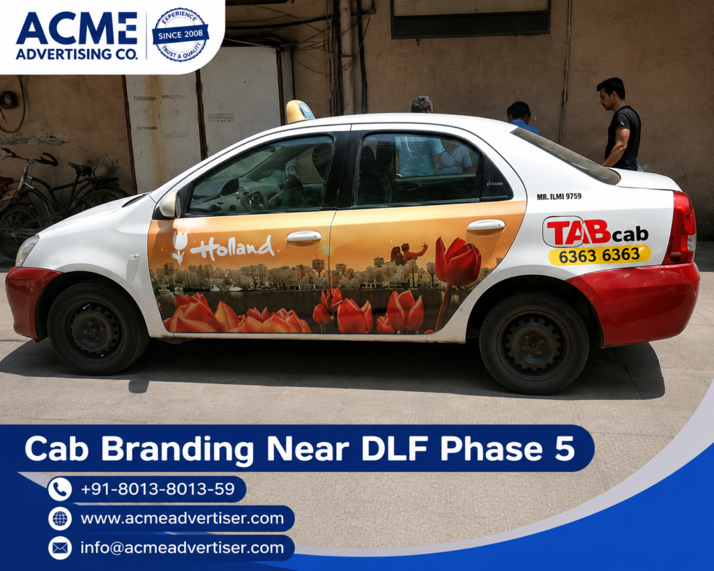 Cab Branding Company Near Gurugram DLF Phase 5