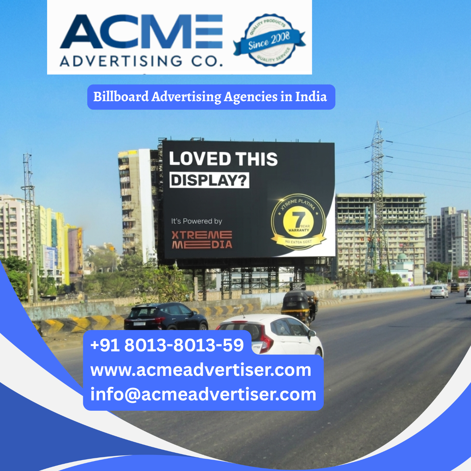 Billboard advertising agencies in India for nationwide outdoor brands visibility