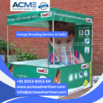 Canopy branding services in India for outdoor events, activations and promotion