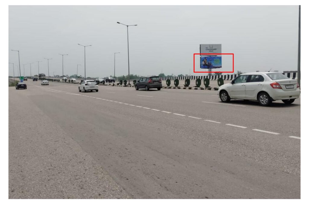 Kurali Flyover hoarding facing Jalandhar highway traffic 
Amar Mahal Flyover